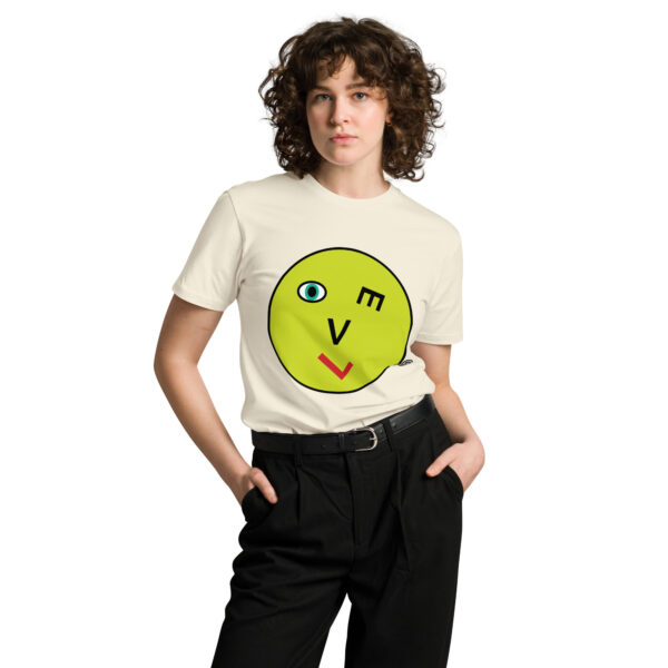 LOVE Smiley Face | Unisex premium t-shirt - Image 2