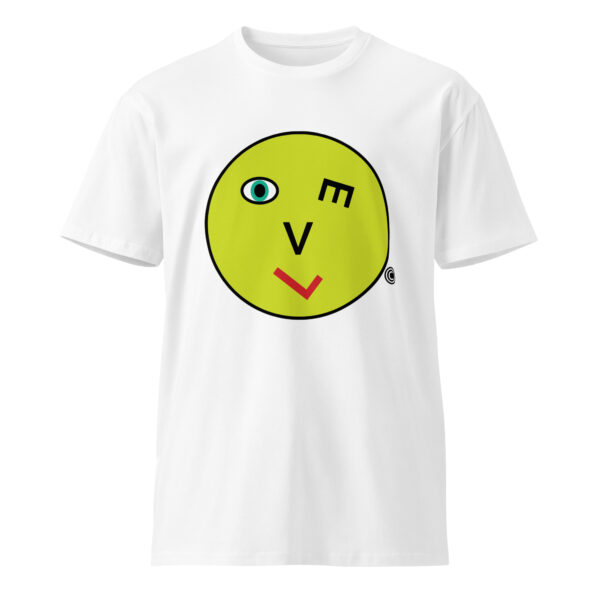 LOVE Smiley Face | Unisex premium t-shirt - Image 5